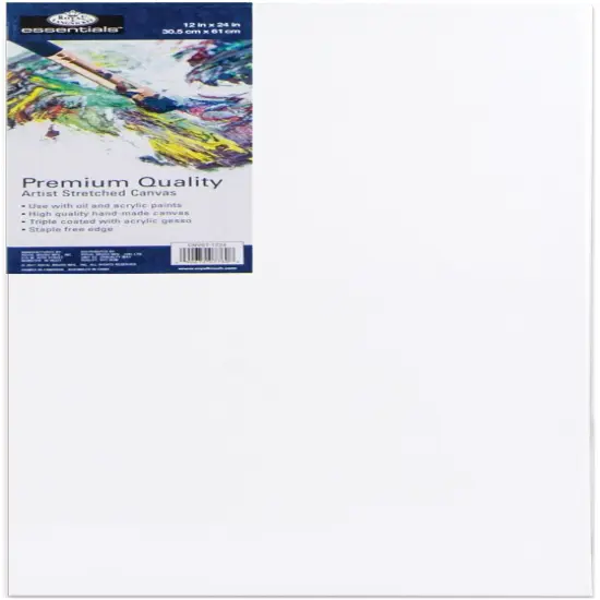 Royal Langnickel essentials(TM) Premium Stretched Canvas-12"x24" {1}