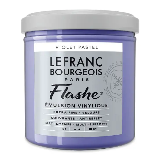 Lefranc & Bourgeois Flashe Vinyl Paint - Pastel Violet, 125 ml jar {2}