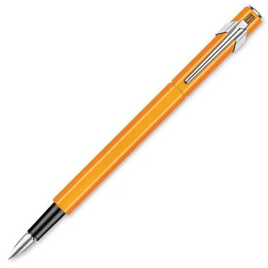 Caran d&rsquo;Ache 849 Fountain Pen, Fluorescent Orange, Fine Nib {1}