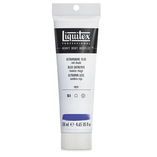 Liquitex Professional Heavy Body Acrylic Paint - Ultramarine Blue (Red Shade), 138 ml, Tube {1}