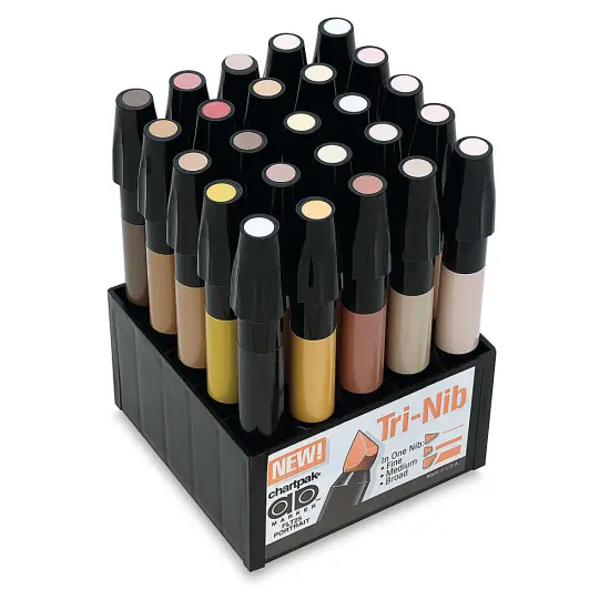 Chartpak Ad Markers - Portrait, Set of 25 {2}