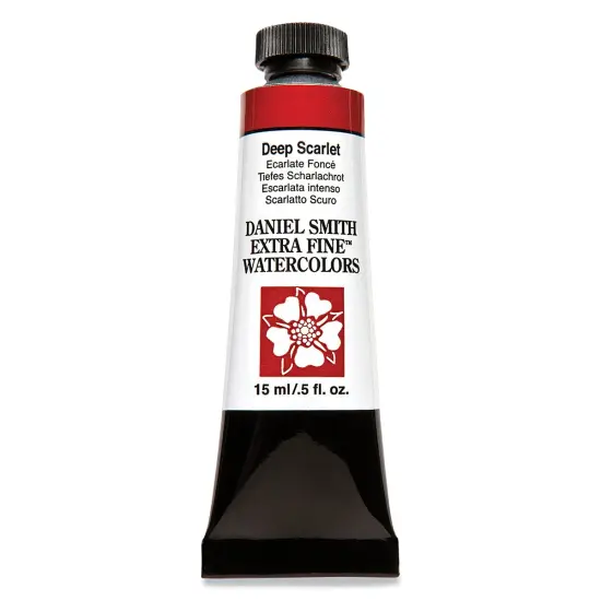 Daniel Smith Extra Fine Watercolor - Deep Scarlet, 15 ml Tube {2}