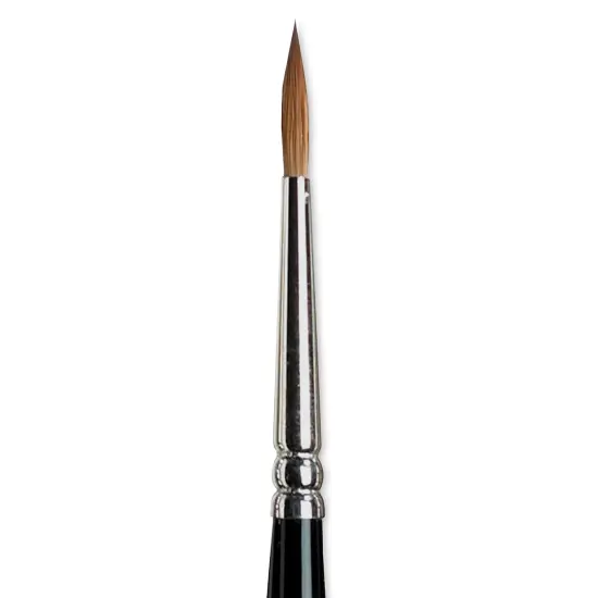 Winsor & Newton Series 7 Kolinsky Sable Brush - Pointed Round, Size 2 {1}