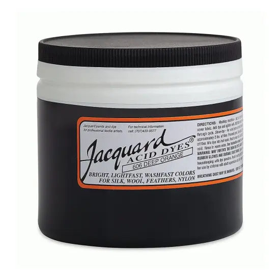 Jacquard Acid Dye - Deep Orange, 8 oz {1}