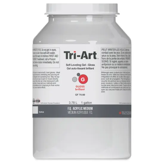 Tri-Art Self-Leveling Gel Medium - Gloss, 3.78 L {1}