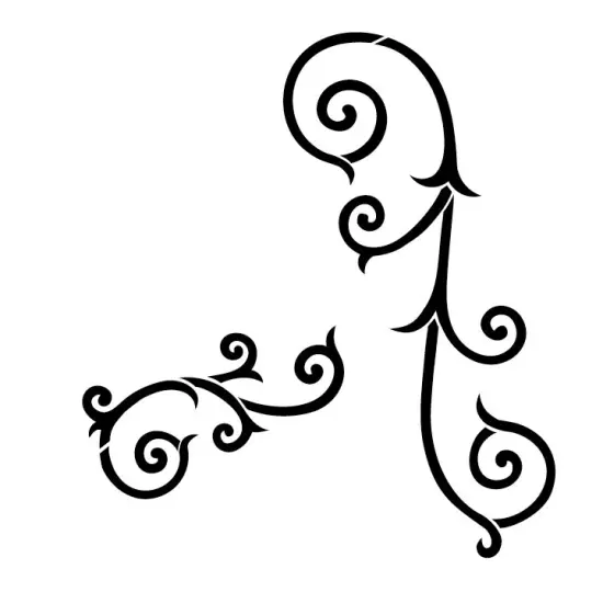 Wrought Iron Scroll Wall Stencil | 2885 by Designer Stencils | Pattern Stencils | Reusable Stencils for Painting | Safe & Reusable Template for Wall Decor | Try This Stencil Instead of a Wallpaper | Easy to Use & Clean Art Stencil Pattern {1}