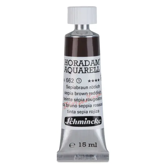 Schmincke Horadam Aquarell Watercolor - Sepia Brown Reddish, 15 ml Tube {1}