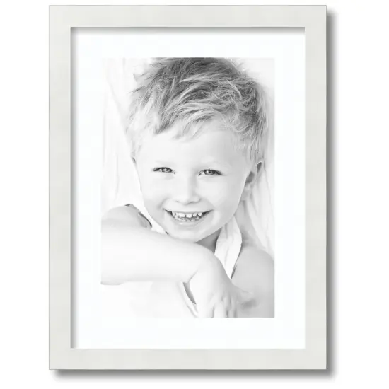 ArtToFrames Collage Photo Picture Frame with 1 - 10x15 inch Openings, Framed in White with Over 62 Mat Color Options and Regular Glass (CSM-3966-1402) {7}