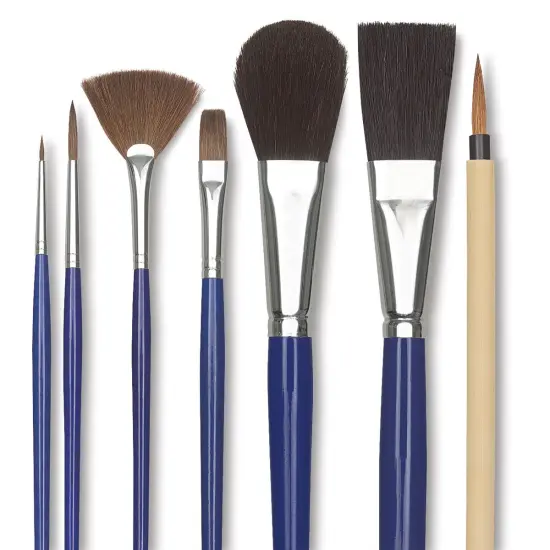 Blick Ceramic Glaze Detail Brush Set {1}