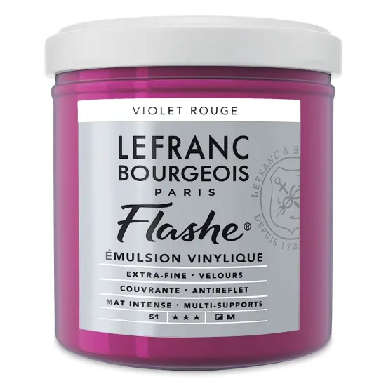 Lefranc & Bourgeois Flashe Vinyl Paint - Red Violet, 125 ml jar {2}