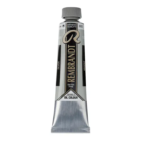 Rembrandt Artists' Oil Color - Silver, 40 ml tube {2}