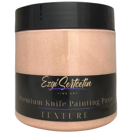 Premium Palette Knife Painting Paste|Modeling Paste|Texture Paste|Authentic Bright Colors|Ready to Use|Easy to Apply| 6oz by Volume|Ezgi Sertcetin Peach'n'cream {2}