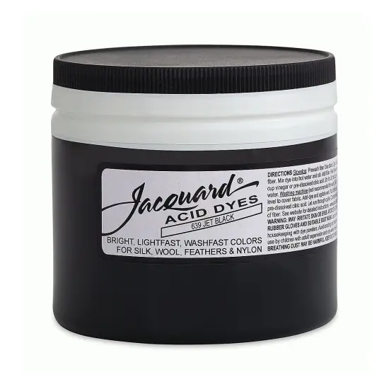 Jacquard Acid Dye - Jet Black, 8 oz {1}