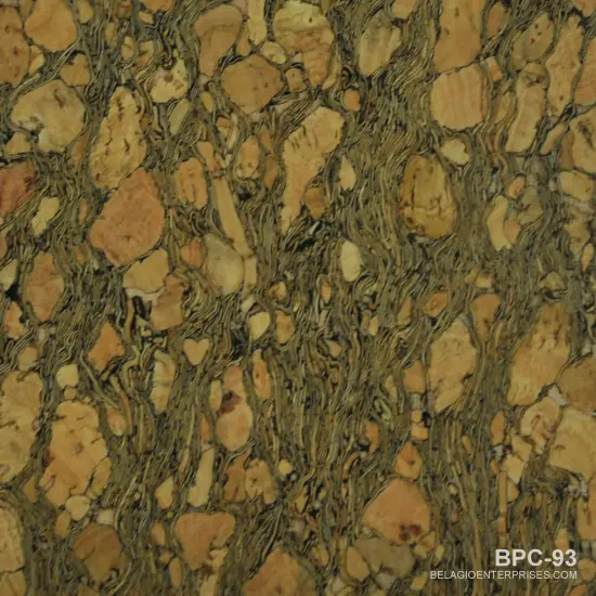 Belagio Cork Fabric, 18" x 15", Map Print, Natural {1}