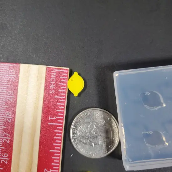 Lemons / Limes Stud Earrings Silicone Mold | Jewelry Mold | Resin Clay Mold | Earrings Bits Mold Fruit Earrings(B7) {3}