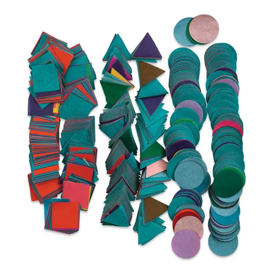 Spectra Bleeding Art Tissue Shapes - Assorted Shapes, 500 g {1}