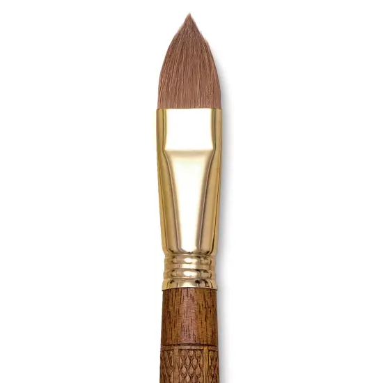 Escoda Reserva Kolinsky-Tajmyr Sable Brush - Filbert, Long Handle, Size 18 {1}