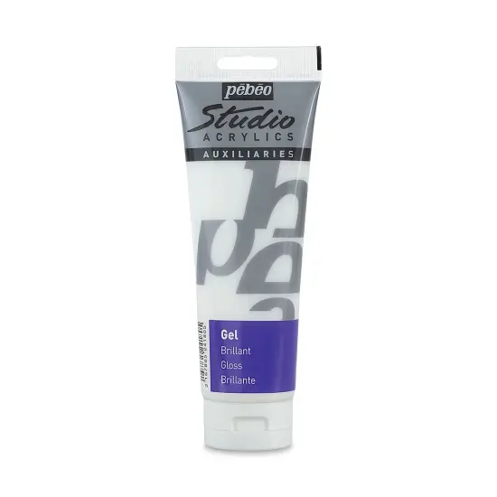 Pebeo Studio Gel Medium - Gloss Gel, 250 ml jar {1}