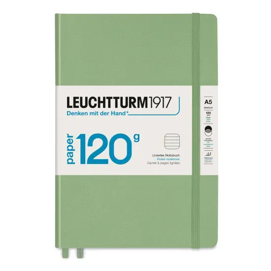 Leuchtturm1917 Edition 120G Notebook - Sage, 5-3/4" x 8-1/4", Ruled {1}