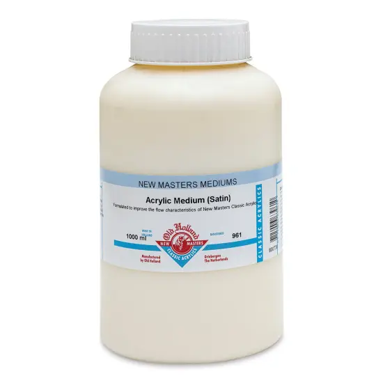 Old Holland New Masters Acrylic Medium - Satin, 1 Liter {1}