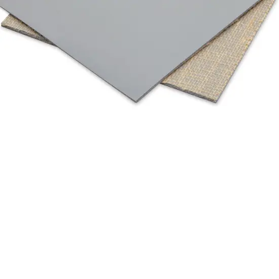 Blick Battleship Gray Linoleum - Pkg of 12, 8" x 10", Unmounted {1}