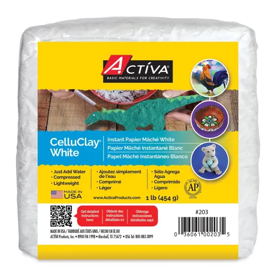 Activa Celluclay Instant Papier Mache - 1 lb, Bright White {2}