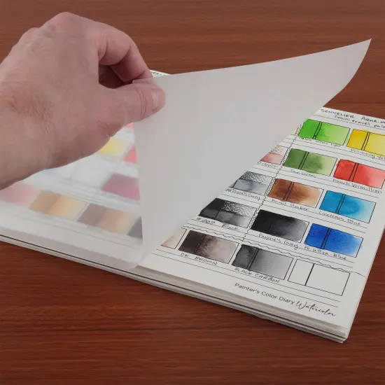 HG Art Concepts Painters Color Diary - 9x12" Spiral-Bound Acid-Free Color Swatch Book with 10 Pages for Watercolor & Mixed Media - Single {5}