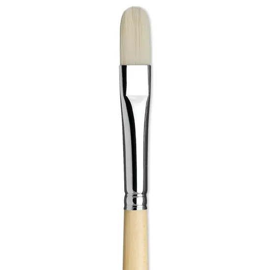 Da Vinci Top Acryl Synthetic Brush - Filbert, Long Handle, Size 10 {1}
