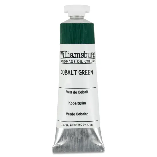 Williamsburg Handmade Oil Paint - Cobalt Green, 37 ml tube {1}