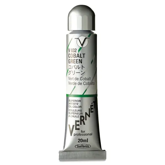 Holbein Vern&eacute;t Superior Artists' Oil Color - Cobalt Green, 20 ml tube {2}