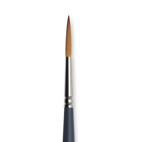 Winsor & Newton Professional Watercolor Synthetic Sable Brush - Rigger, Size 6, Short Handle {1}