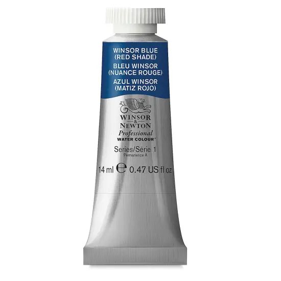 Winsor & Newton Professional Watercolor - Winsor Blue (Red Shade), 14 ml Tube {2}