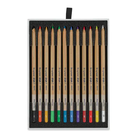 Bruynzeel Design Pastel Pencils - Assorted Colors, Set of 12 {1}