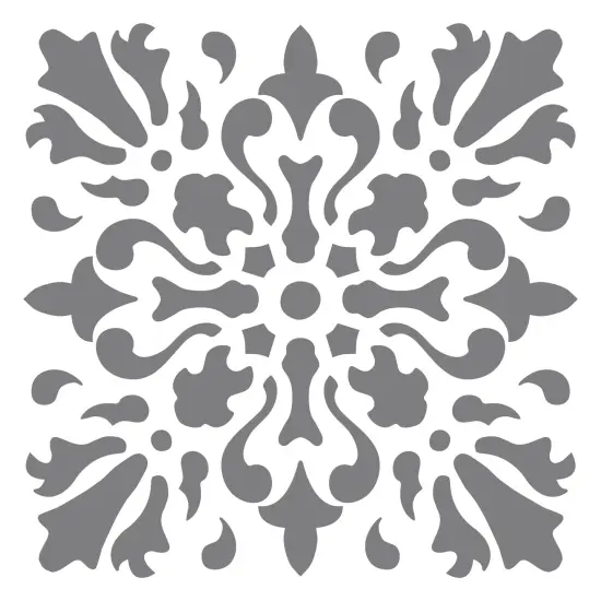 Marrakesh Tile Wall Stencil | 3804 by Designer Stencils | Pattern Stencils | Reusable Stencils for Painting | Safe & Reusable Template for Wall Decor | Try This Stencil Instead of a Wallpaper | Easy to Use & Clean Art Stencil Pattern {1}