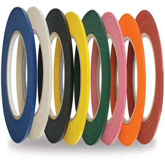 Colored Masking Tape - 1" x 60 yds, Assorted, Pkg of 8 {2}