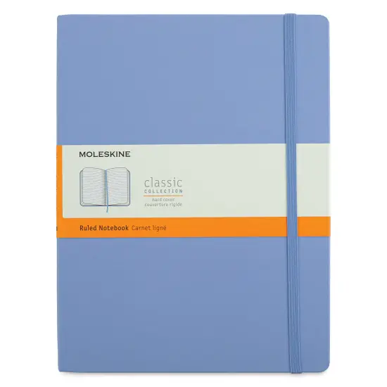 Moleskine Classic Hardcover Notebook - Hydrangea, Ruled, 9-3/4" x 7-1/2" {1}