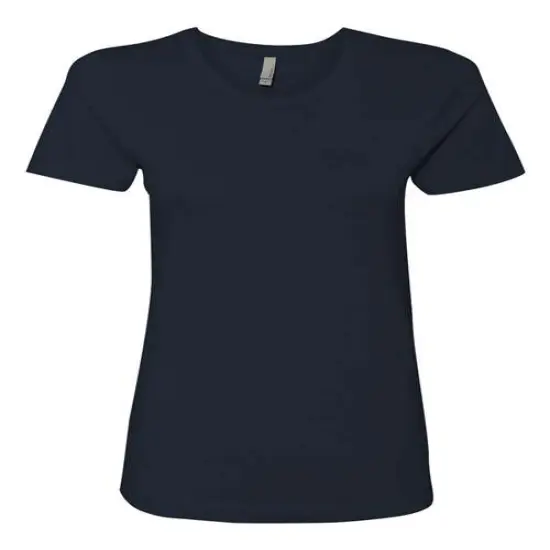 Next Level&reg; Colors Women's Cotton Boyfriend T-Shirt Midnight Navy {1}