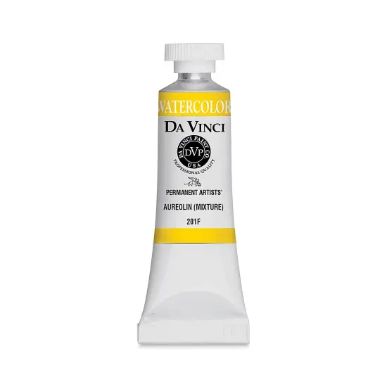 Da Vinci Artists' Permanent Watercolor - Aureolin Mix (CL), 15 ml tube {1}