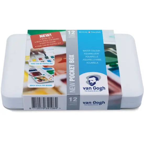 Van Gogh Watercolors Set - Set of 12, Assorted Colors {1}