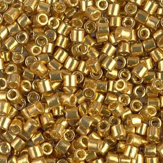 Miyuki Delica Bead 8/0, DBL1832, Duracoat Galvanized Gold {1}