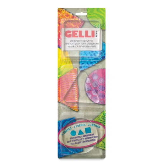 Gelli Arts Mini Gel Printing Plates - Assorted Shapes, Set of 3 {2}