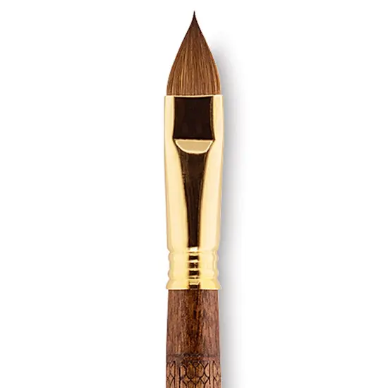Escoda Reserva Kolinsky-Tajmyr Sable Brush - Filbert, Long Handle, Size 16 {1}