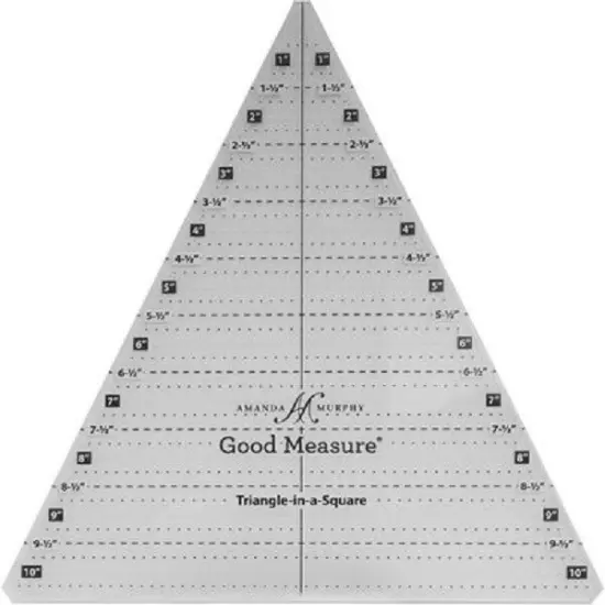 Good Measure - Amanda Murphy - Cutting Ruler - Triangle in a Square - Set of 2 {2}