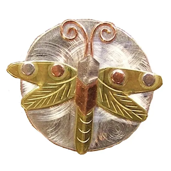 Puffin & Company Dragonfly Needle Nanny Magnetic Needle Minder, Brooch Multicolor {1}