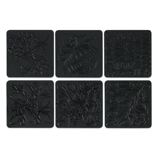 Cedar Canyon Rubbing Plates - Set of 6, Holiday {1}