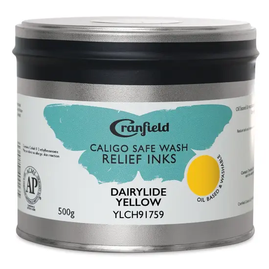 Cranfield Caligo Safe Wash Relief Ink - Diarylide Yellow, 500 g {1}