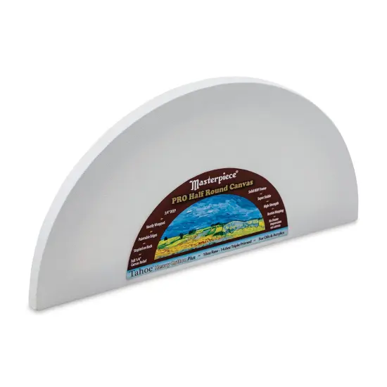 Masterpiece Tahoe Cotton Canvas Shape - Half Round, 8" x 16" {1}