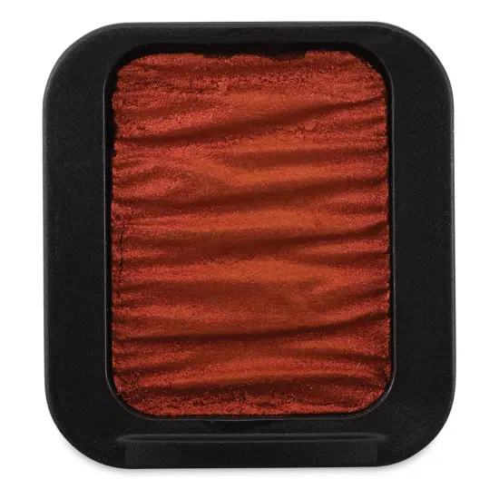 Finetec Premium Watercolor Pan - Brilliant Rust (Pearlescent) {1}