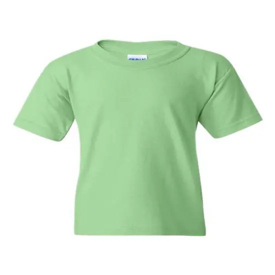 Gildan&reg; Heavy Cotton Youth Crewneck Short Sleeve T-Shirt - 5000B Mint Green {1}