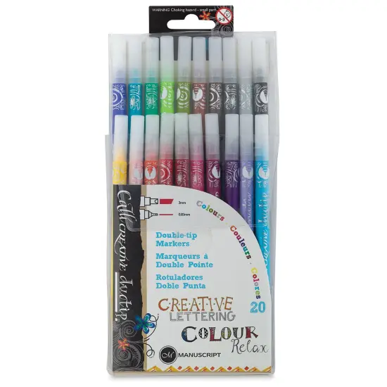 Manuscript Callicreative Duotip Marker Set - Set of 20 {1}